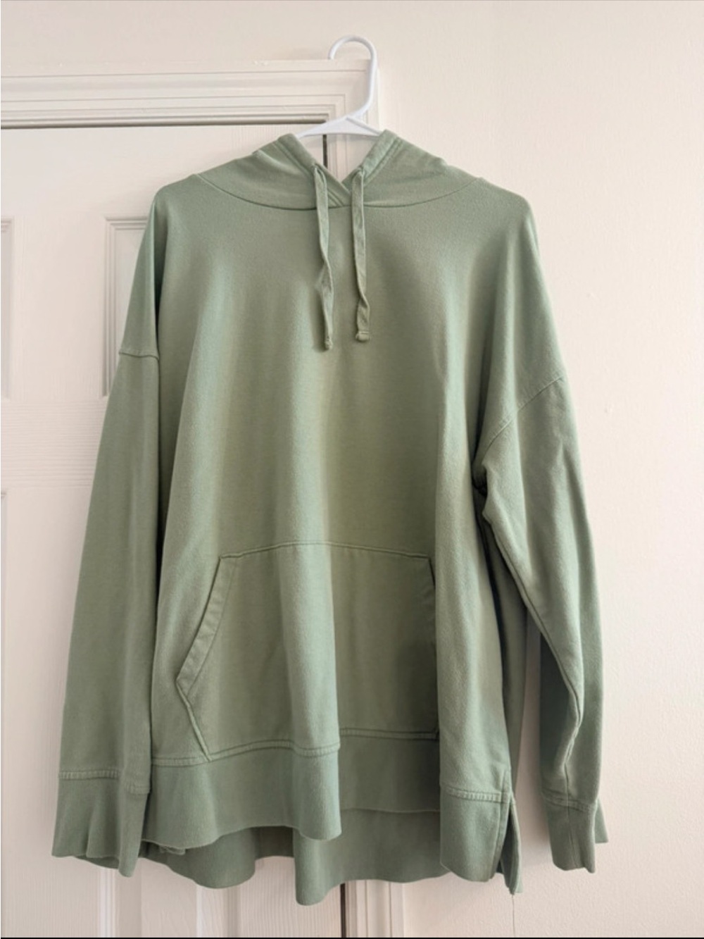 Ava & Viv Light Sage Hooded Pullover